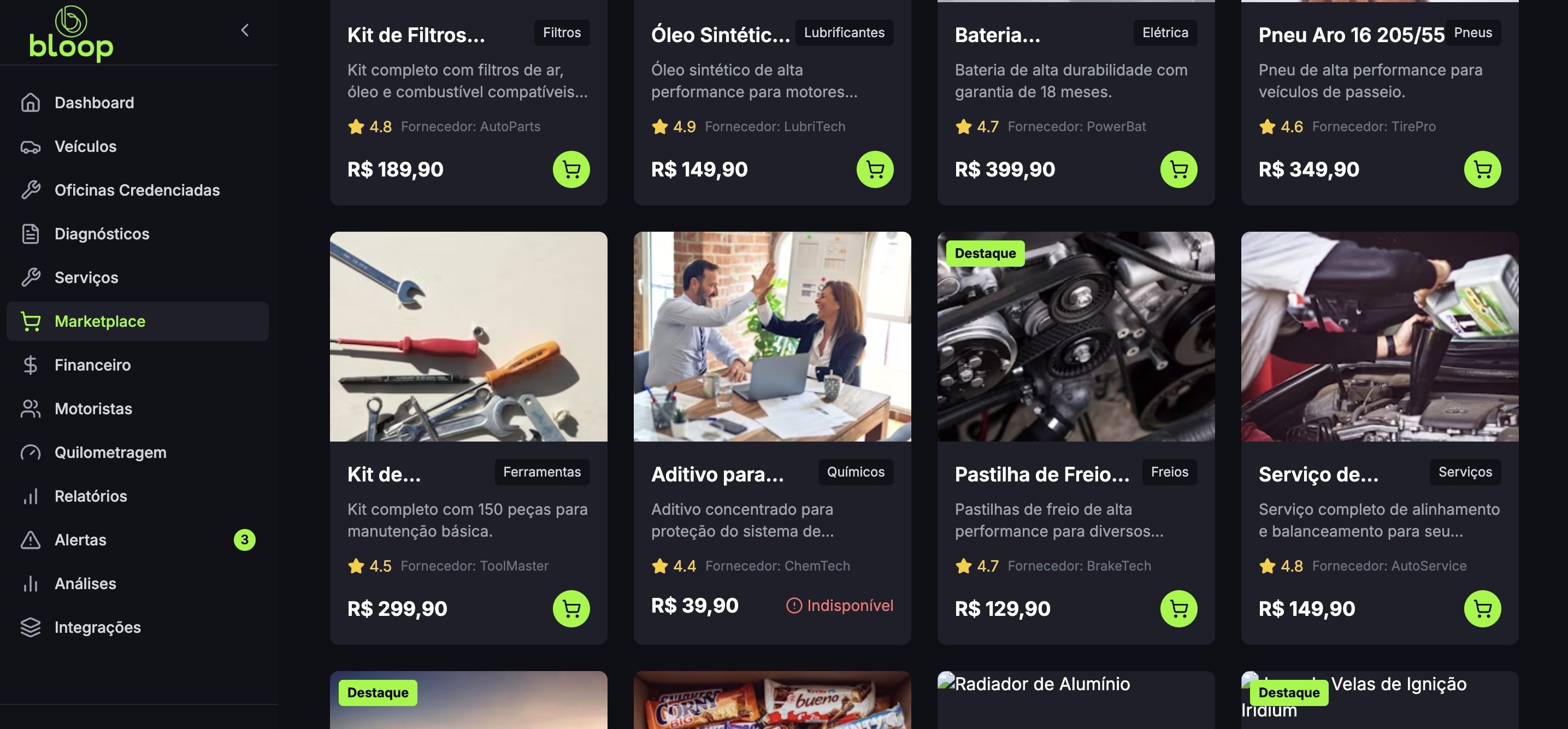 Marketplace de Peças